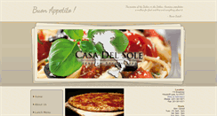 Desktop Screenshot of casadelsole.biz